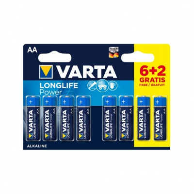 Bateria alkaliczna VARTA LR06 LONGLIFE 8szt./bl.-Pagrindinis