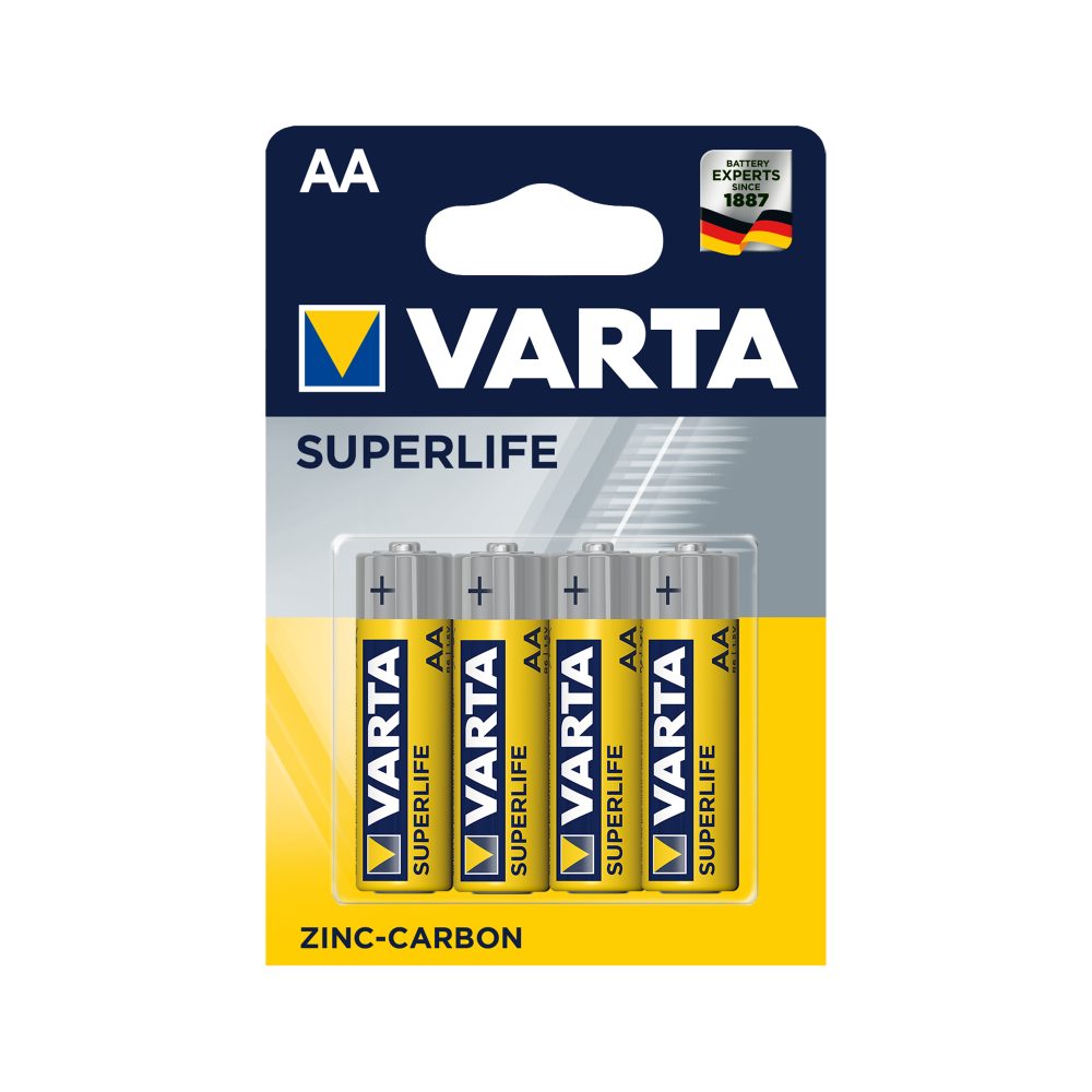 Bateria VARTA R06 SUPERLIFE 4szt./bl.-Pagrindinis Bateria VARTA R06 SUPERLIFE 4szt./bl.-Pagrindinis