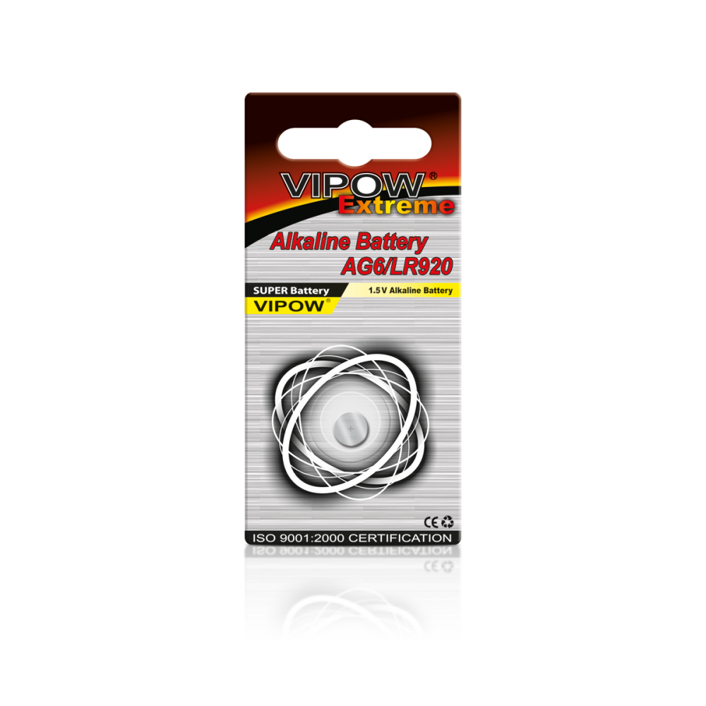 Bateria VIPOW EXTREME AG6 1szt/blist.-Pagrindinis Bateria VIPOW EXTREME AG6 1szt/blist.-Pagrindinis