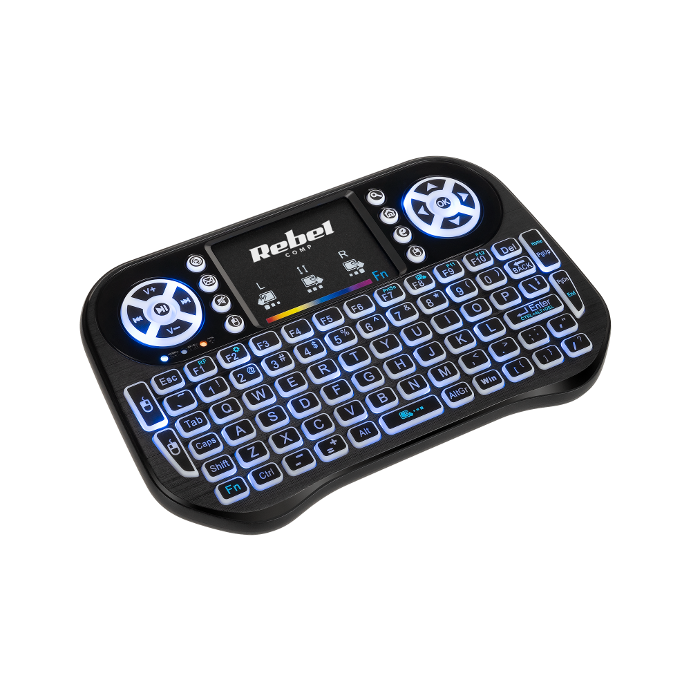 Bezprzewodowa klawiatura Rebel Mini Q5 Smart TV BOX-Pagrindinis