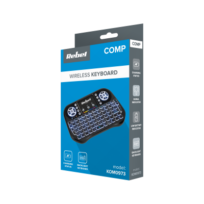 Bezprzewodowa klawiatura Rebel Mini Q5 Smart TV BOX-Pagrindinis