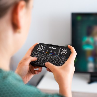 Bezprzewodowa klawiatura Rebel Mini Q5 Smart TV BOX-Pagrindinis