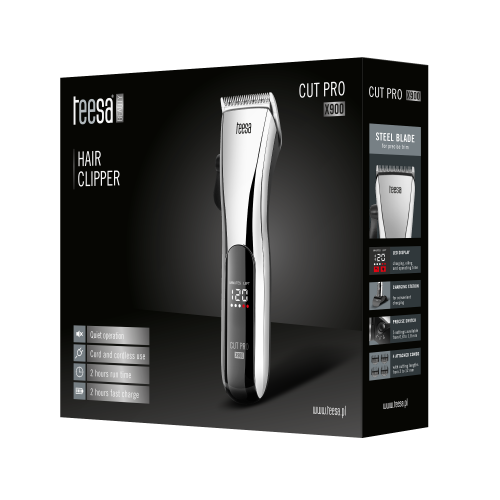 Bezprzewodowa maszynka do włosów CUT PRO X900-Pagrindinis