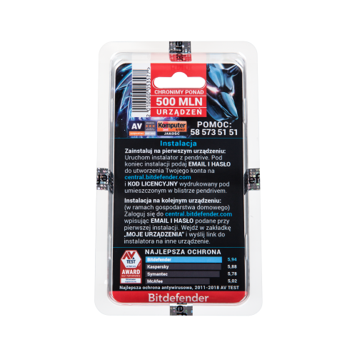 Bitdefender Family Pack na 1 rok + pendrive 32GB-Pagrindinis