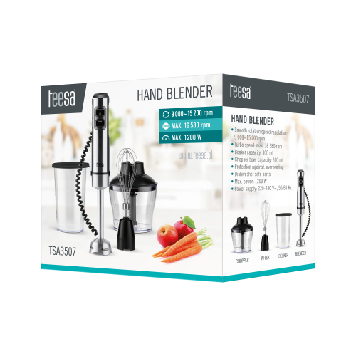 Blender ręczny zestaw 1200W-Pagrindinis