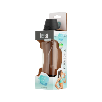 Butelka filtrująca TEESA PURE WATER BLACK-Pagrindinis