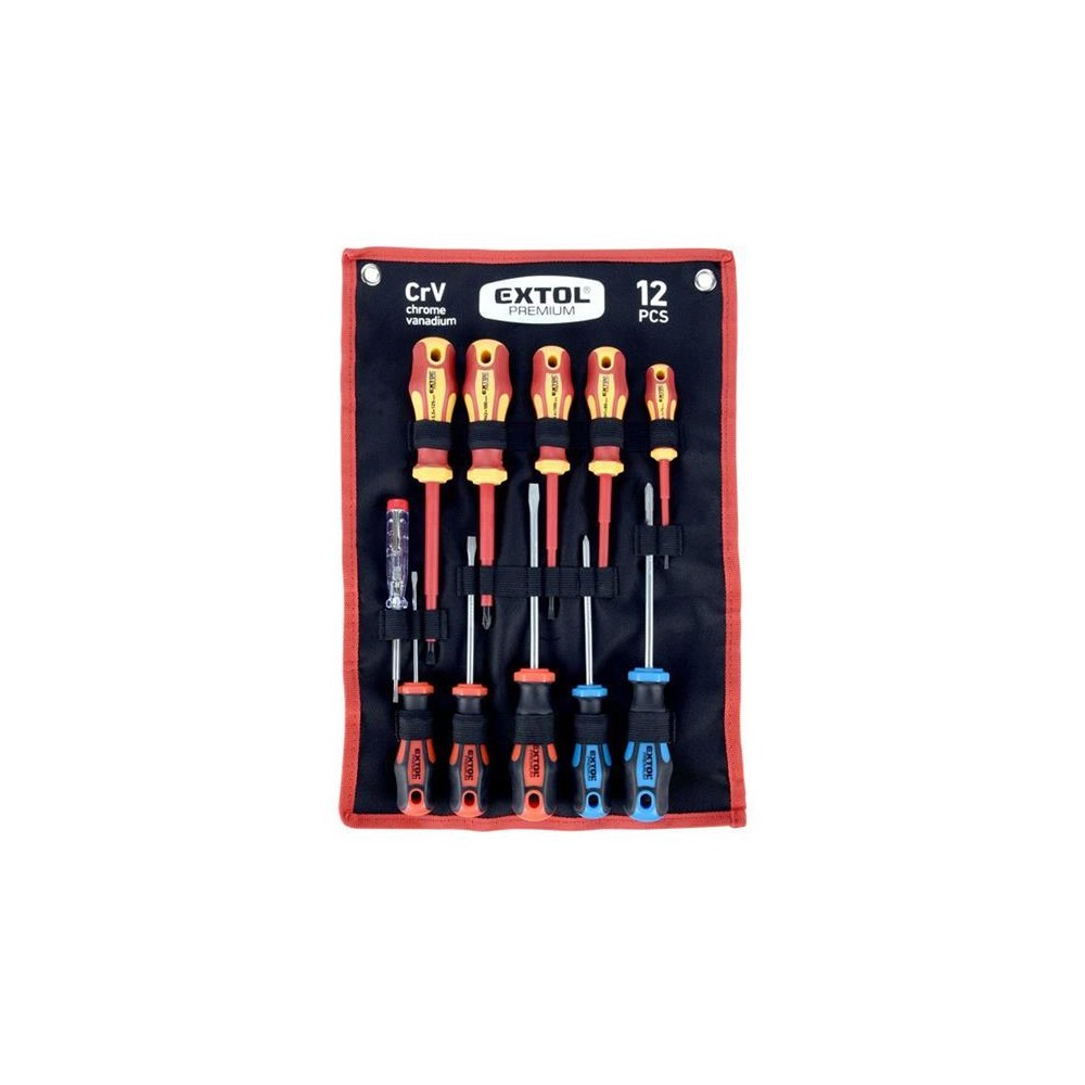 Atsuktuvų rinkinys EXTOL PREMIUM 53088 12 vnt-Atsuktuvų