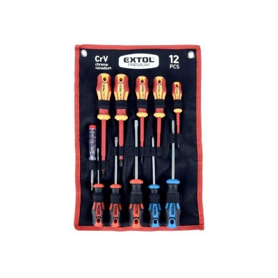 Atsuktuvų rinkinys EXTOL PREMIUM 53088 12 vnt-Atsuktuvų