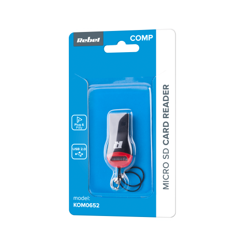 Czytnik kart microSD r53 REBEL mini-Pagrindinis