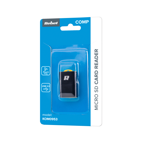 Czytnik kart microSD r60 REBEL mini-Pagrindinis