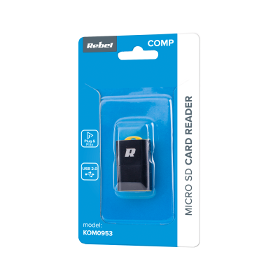 Czytnik kart microSD r60 REBEL mini-Pagrindinis