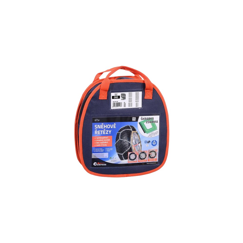 Sniego grandinės COMPASS X60 NYLON BAG-Sniego grandinės