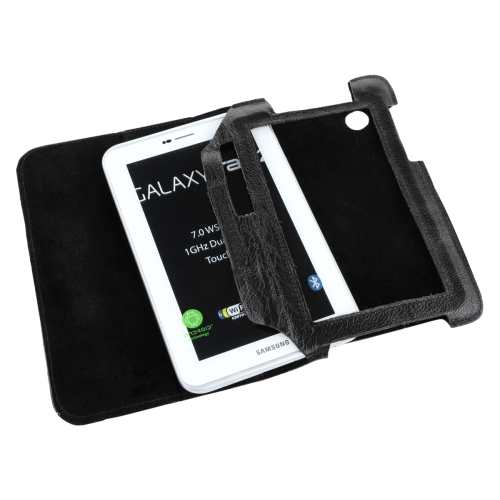 Juodos spalvos dėklas, skirtas "Samsung Galaxy Tab P3100"