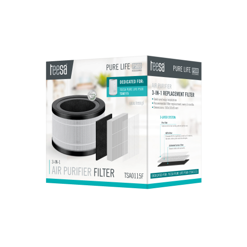 Filtras oro valytuvui TEESA PURE LIFE P500-Pagrindinis