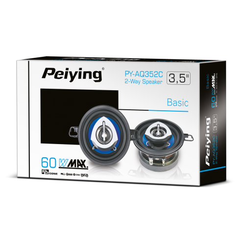 PY automobilinis garsiakalbis-AQ352C 3,5"-Pagrindinis
