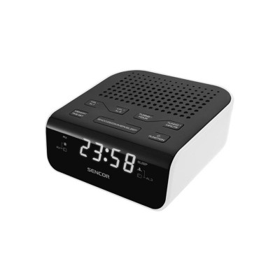 Radijo žadintuvas SENCOR SRC 136 WH-Skaitmeniniai ir