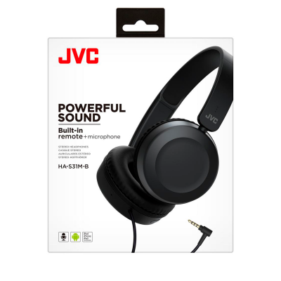 JVC TURI-31 BE Laidinės ausinės į ausis su nuotolinio valdymo