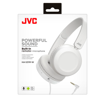 JVC TURI-31 WE Laidinės ausinės į ausis su nuotolinio valdymo