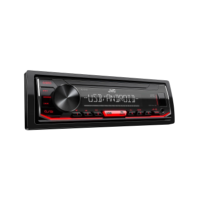 JVC KDX-162 USB automobilinis radijo imtuvas RED-Automobiliniai