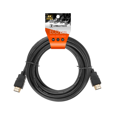 Kabelis HDMI - HDMI 2.0 4K 10 m "Cabletech Eco Line-Kabeliai
