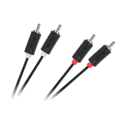 2RCA kabelis-2RCA 5 m Cabletech standartas-Kabeliai RCA