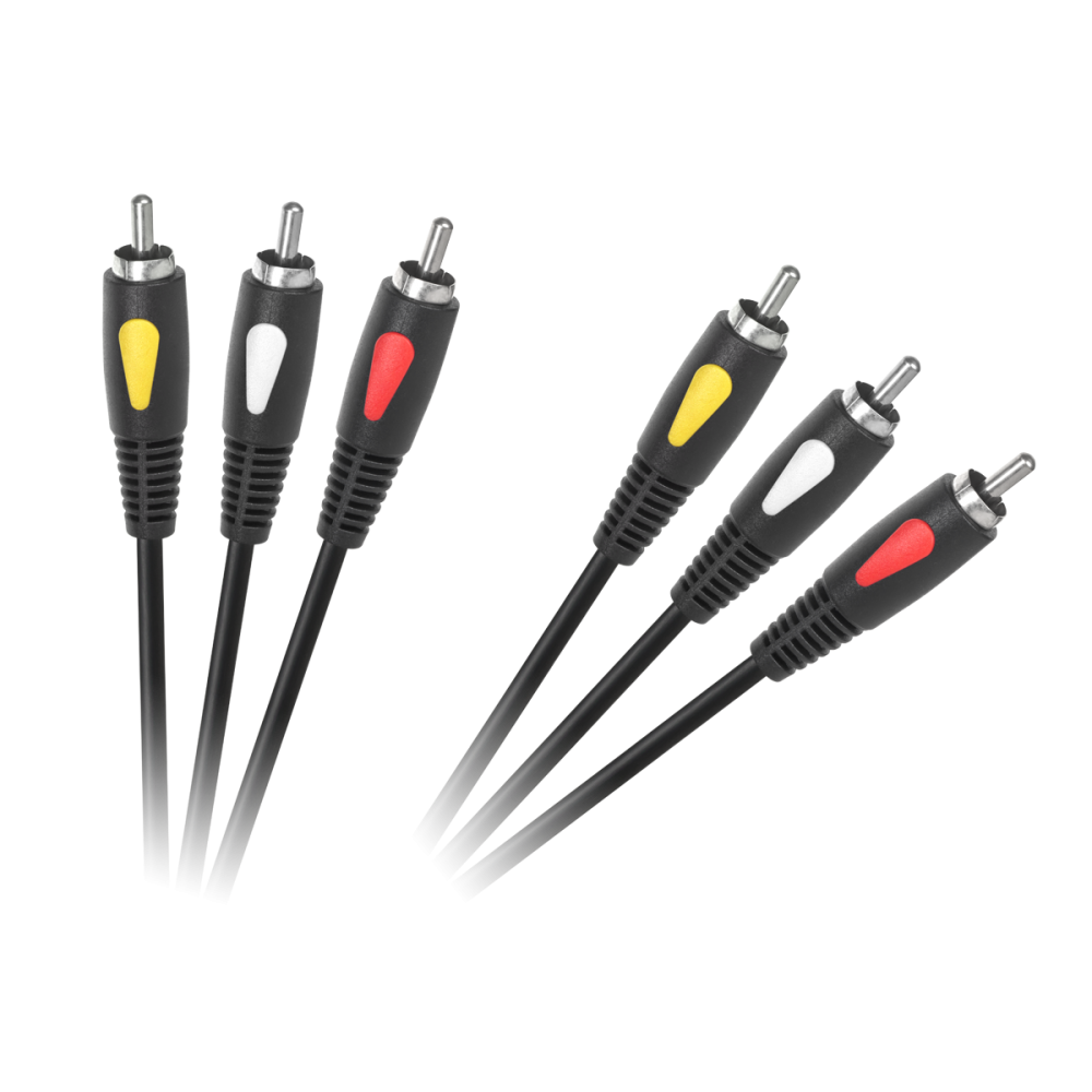 3RCA kabelis-3RCA 1,8 m Cabletech Eco-Linija-Kabeliai RCA 3RCA kabelis-3RCA 1,8 m Cabletech Eco-Linija-Kabeliai RCA