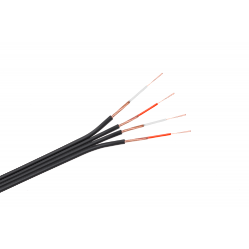Kabelis 4 x RCA BLACK-Pagrindinis
