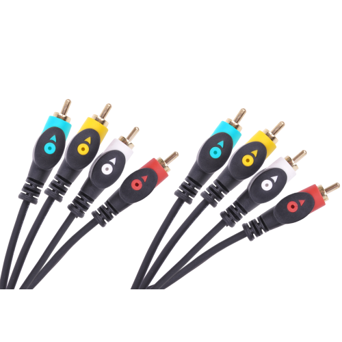 4RCA kabelis-4RCA 3 m Cabletech economic-Kabeliai RCA