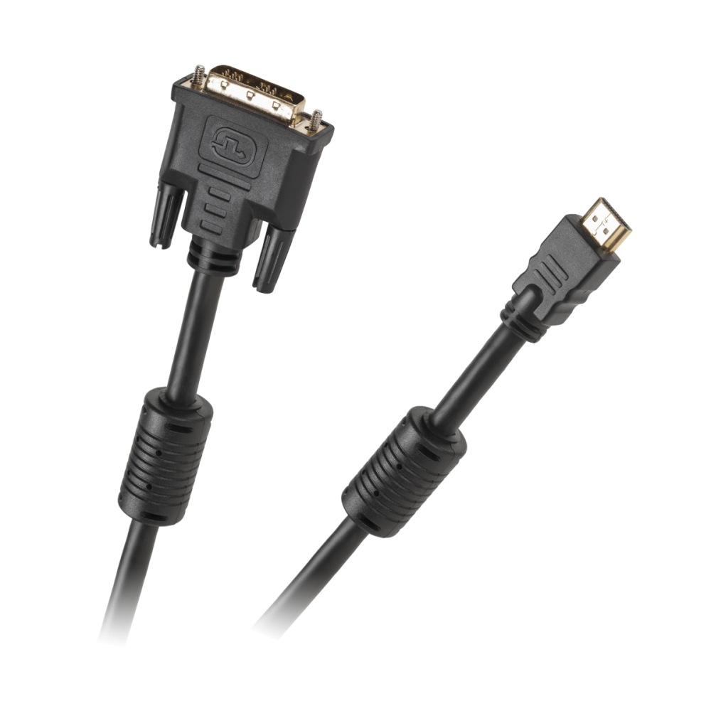 DVI kabelis-HDMI 5m GOLD v1.3b-Pagrindinis DVI kabelis-HDMI 5m GOLD v1.3b-Pagrindinis