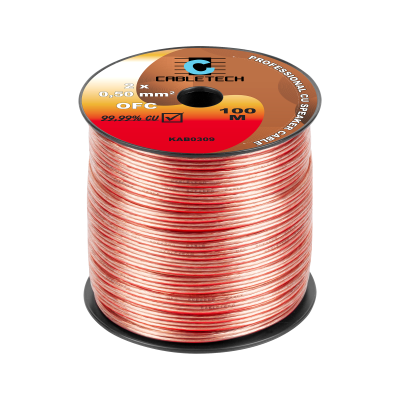 OFC 0,5 mm garsiakalbio kabelis-Garsiakalbių kabeliai ir