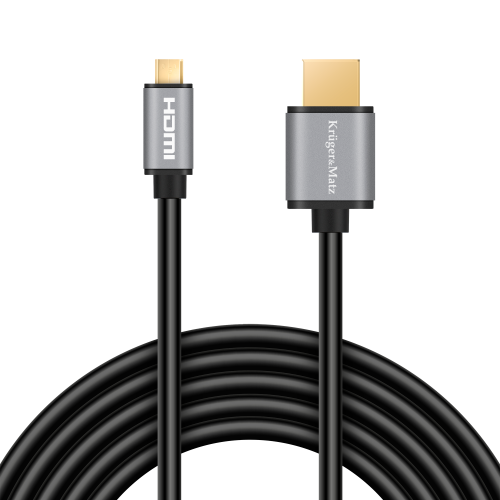 Kabelis HDMI - micro HDMI 1,8 m Kruger&Matz Basic-Kabeliai HDMI
