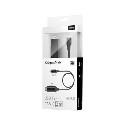 Kabelis HDMI - C tipo USB 2 m Kruger&Matz-Pagrindinis