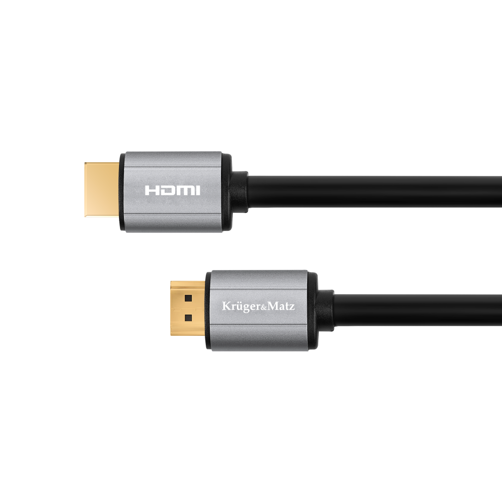 Kabelis HDMI-HDMI 1,8 m Kruger&Matz Basic-Kabeliai HDMI / HDMI Kabelis HDMI-HDMI 1,8 m Kruger&Matz Basic-Kabeliai HDMI / HDMI