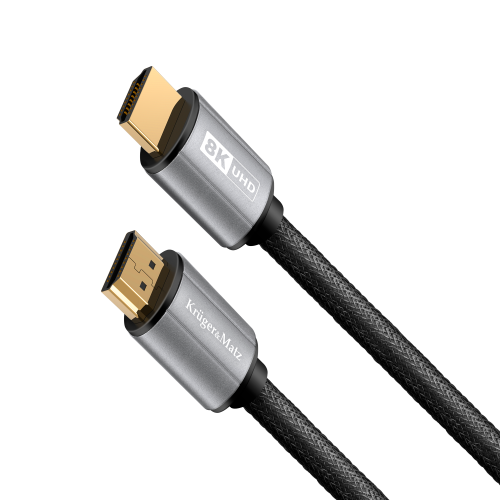 Kabelis HDMI-HDMI 2.1 8K 0.9 m Kruger&Matz-Kabeliai HDMI / HDMI