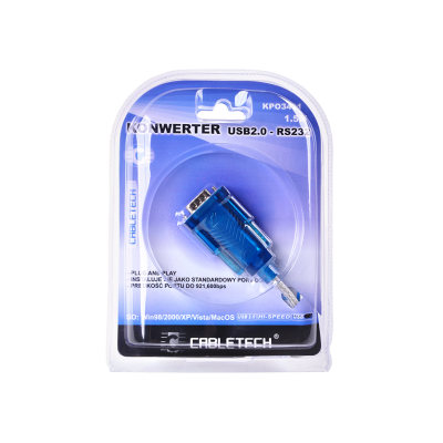 USB 2.0 keitiklio kabelis - RS232 (DB9M)-Pagrindinis