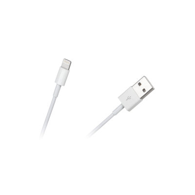 USB laidas - LIGHTNING 1 m baltos spalvos FOXCONN, skirtas