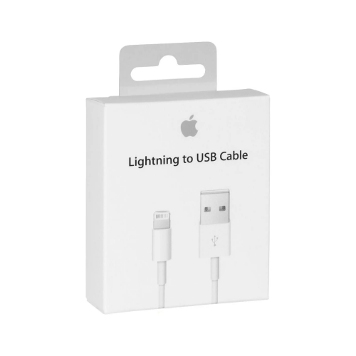 USB laidas - LIGHTNING 1 m baltos spalvos FOXCONN, skirtas