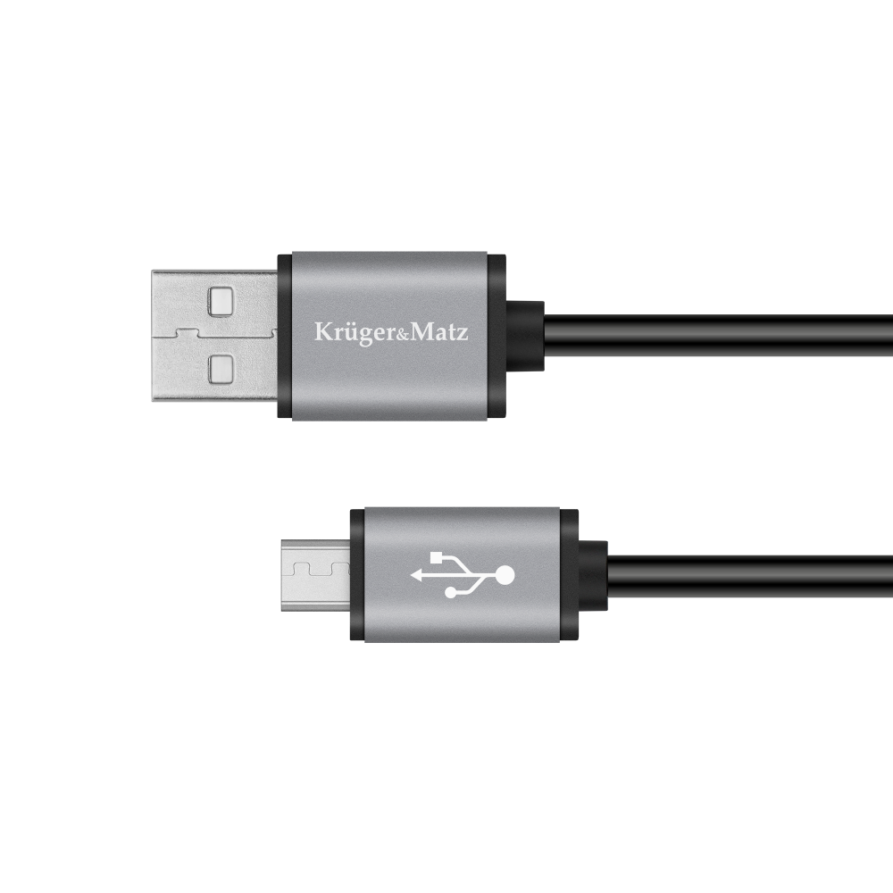 USB laidas - micro USB 0,2 m Kruger&Matz Basic-Pagrindinis USB laidas - micro USB 0,2 m Kruger&Matz Basic-Pagrindinis