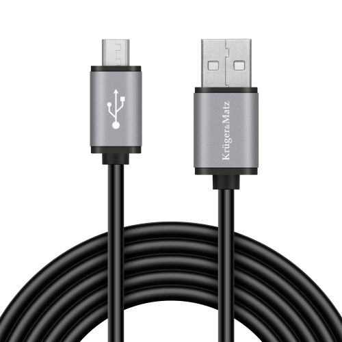 USB laidas - micro USB 0,2 m Kruger&Matz Basic-Pagrindinis