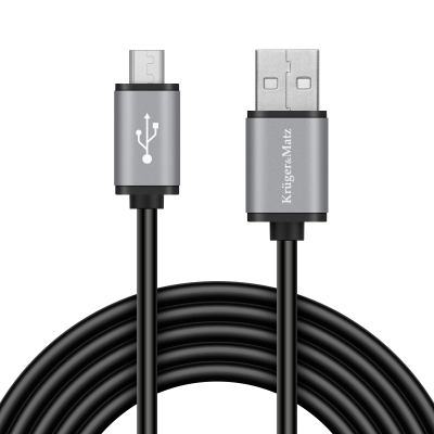 USB laidas - micro USB 0,2 m Kruger&Matz Basic-Pagrindinis