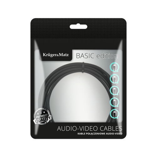 USB laidas - micro USB 0,2 m Kruger&Matz Basic-Pagrindinis
