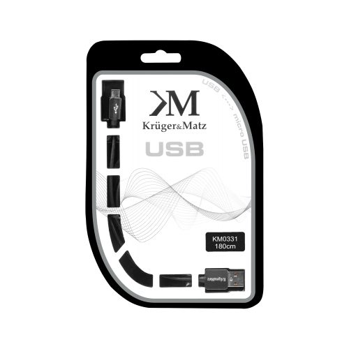 USB laidas - mikro USB kištukas-kištukas 1,8 m