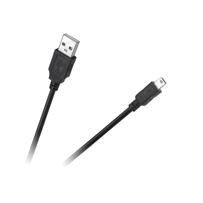 USB laidas - mini USB 1,8 m "Cabletech Eco-Linija-Pagrindinis