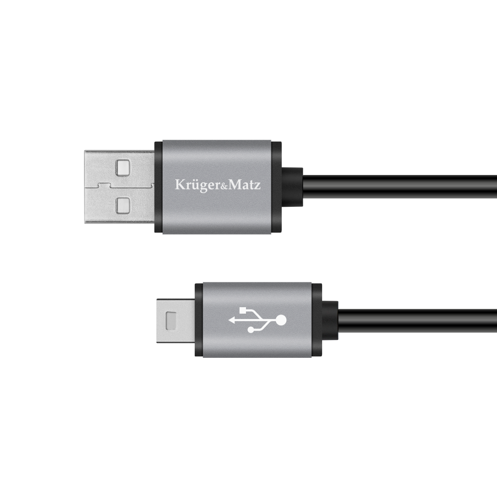USB laidas - mini USB 1m Kruger&Matz Basic-Pagrindinis USB laidas - mini USB 1m Kruger&Matz Basic-Pagrindinis