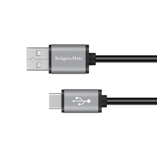 USB laidas - C tipo USB 1m Kruger&Matz Basic-Pagrindinis