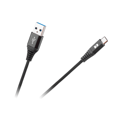 USB laidas - C tipo USB REBEL 50 cm juoda-Pagrindinis