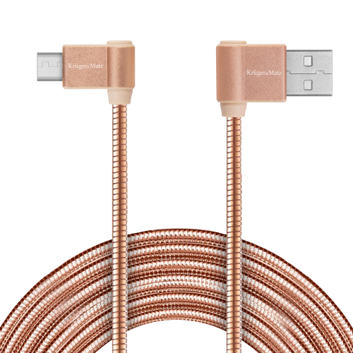 USB laidas - kampinis C tipo kištukas 1m 3A