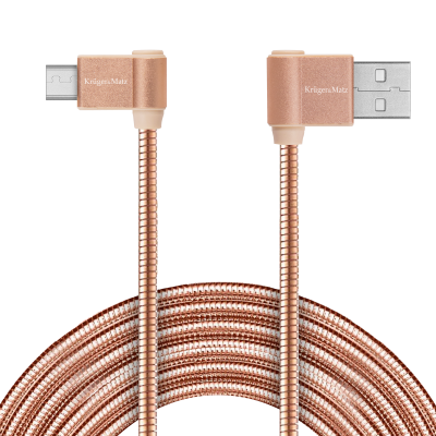 USB laidas - kampinis C tipo kištukas 1m 3A