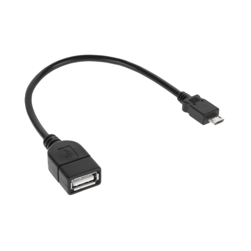 USB kabelio lizdas A - mikro USB kištukas 20 cm-Pagrindinis