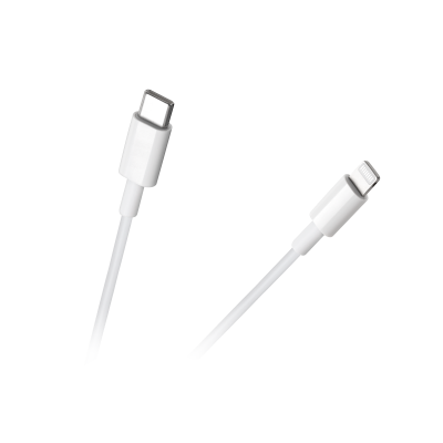 USB-C Lightning kabelis REBEL 100 cm baltos spalvos-Pagrindinis